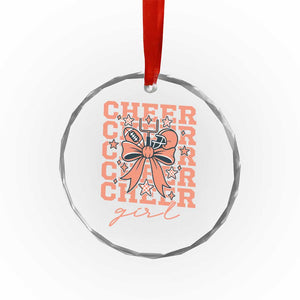 Cheer Girl Football Team Spirit Crystal Glass Ornament Gift For Cheerleader TS12 Print Your Wear