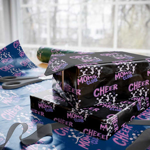 Cheer Moms Club Wrapping Paper Roll Cheerleader Mom Mother’s Day Gift TS14 Black Print Your Wear