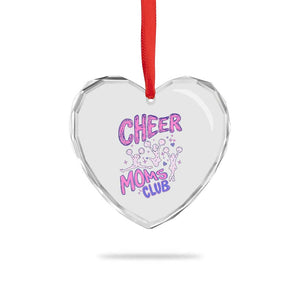 Cheer Moms Club Heart Crystal Glass Ornament Cheerleader Mom Mother’s Day Gift TS14 Print Your Wear