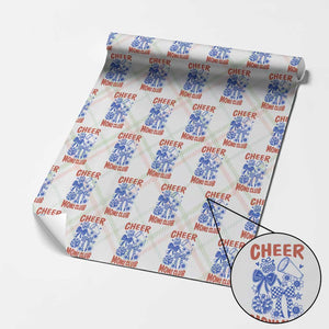 Cheer Moms Club Wrapping Paper Roll Funny Cheerleading Mom Mother’s Day Gift TS14 Christmas Plaid Print Your Wear