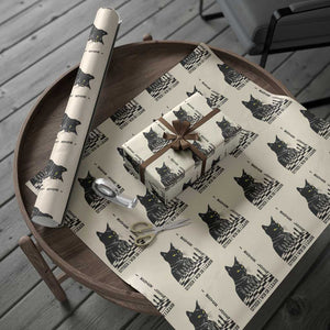 Chess Lover Wrapping Paper Roll I Never Lose Either I Win Or I Learn Elegant Cool Cat