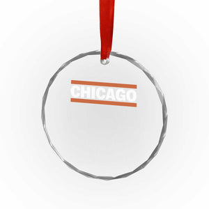Chicago Crystal Glass Ornament Classic Retro City Illinois IL Lake Michigan Midwest Pride TS11 Print Your Wear