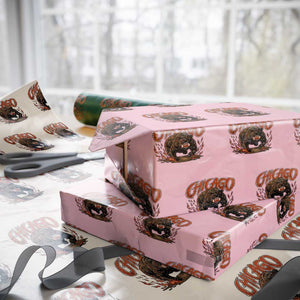 Funny CFBF Wrapping Paper Roll Gift For Sports Lovers TS12 Light Pink Print Your Wear