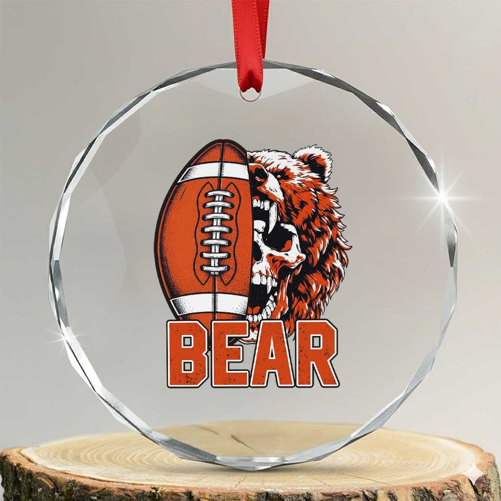 CFB Kings Crystal Glass Ornament Bear Skull Gothic Fan Gift TS12 Transparent Glass 3'' Circle Print Your Wear