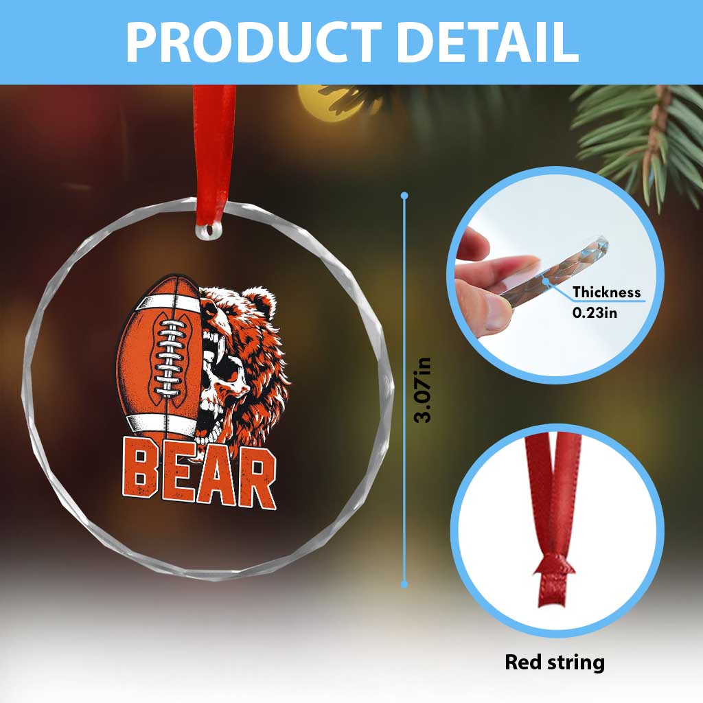 CFB Kings Crystal Glass Ornament Bear Skull Gothic Fan Gift TS12 Print Your Wear