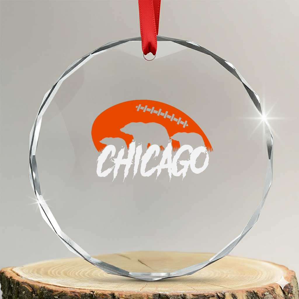 CFB Lover Crystal Glass Ornament Gift For Football Fan TS12 Transparent Glass 3'' Circle Print Your Wear
