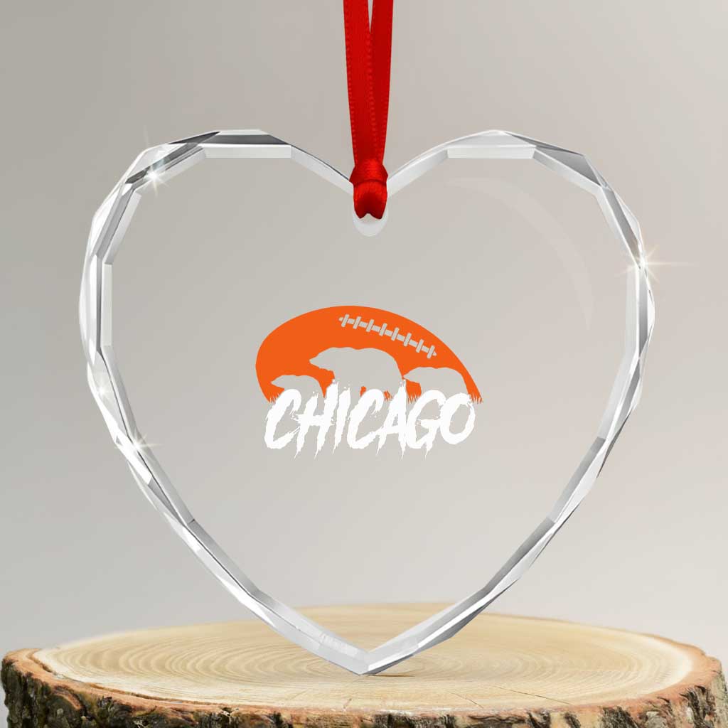CFB Lover Heart Crystal Glass Ornament Gift For Football Fan TS12 Transparent Glass 3'' Heart Print Your Wear
