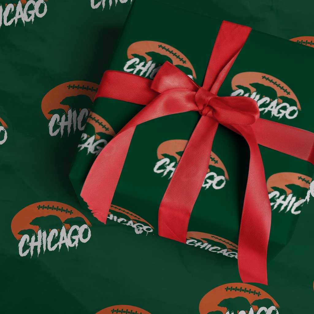 CFB Lover Wrapping Paper Roll Gift For Football Fan TS12 Green Print Your Wear