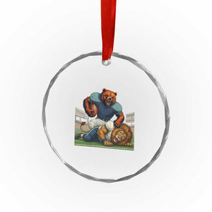 Football Rival Gift Crystal Glass Ornament Fierce Br Defeating Lio TS12 Print Your Wear