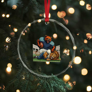 Football Rival Gift Crystal Glass Ornament Fierce Br Defeating Lio TS12 Print Your Wear