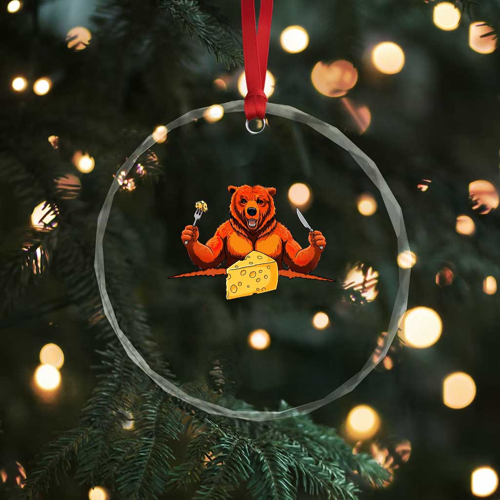 Football Rival Gift Crystal Glass Ornament Funny Br Eating CHZ TS12 Print Your Wear