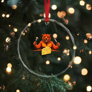 Football Rival Gift Crystal Glass Ornament Funny Br Eating CHZ TS12 Print Your Wear