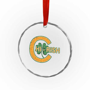 Chicago Irish Chirish Crystal Glass Ornament Happy Saint Patrick's Day Lucky Shamrock TS02 Print Your Wear