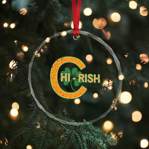 Chicago Irish Chirish Crystal Glass Ornament Happy Saint Patrick's Day Lucky Shamrock TS02 Print Your Wear