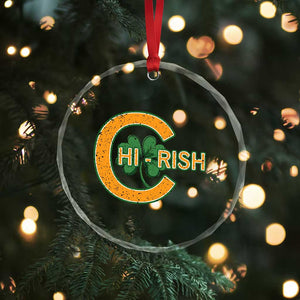 Chicago Irish Chirish Crystal Glass Ornament Happy Saint Patrick's Day Lucky Shamrock TS02 Print Your Wear