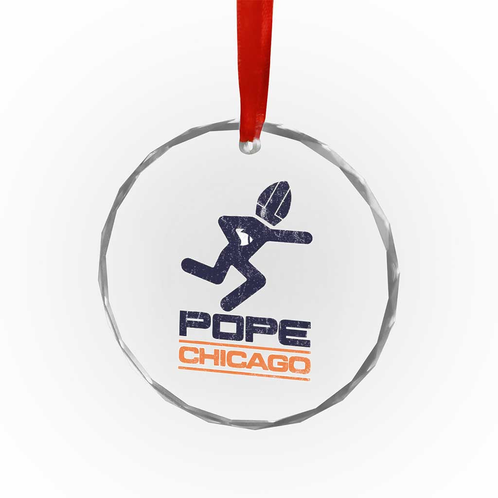 Chicago Pope Leo XIV American Football Crystal Glass Ornament TS11 Print Your Wear