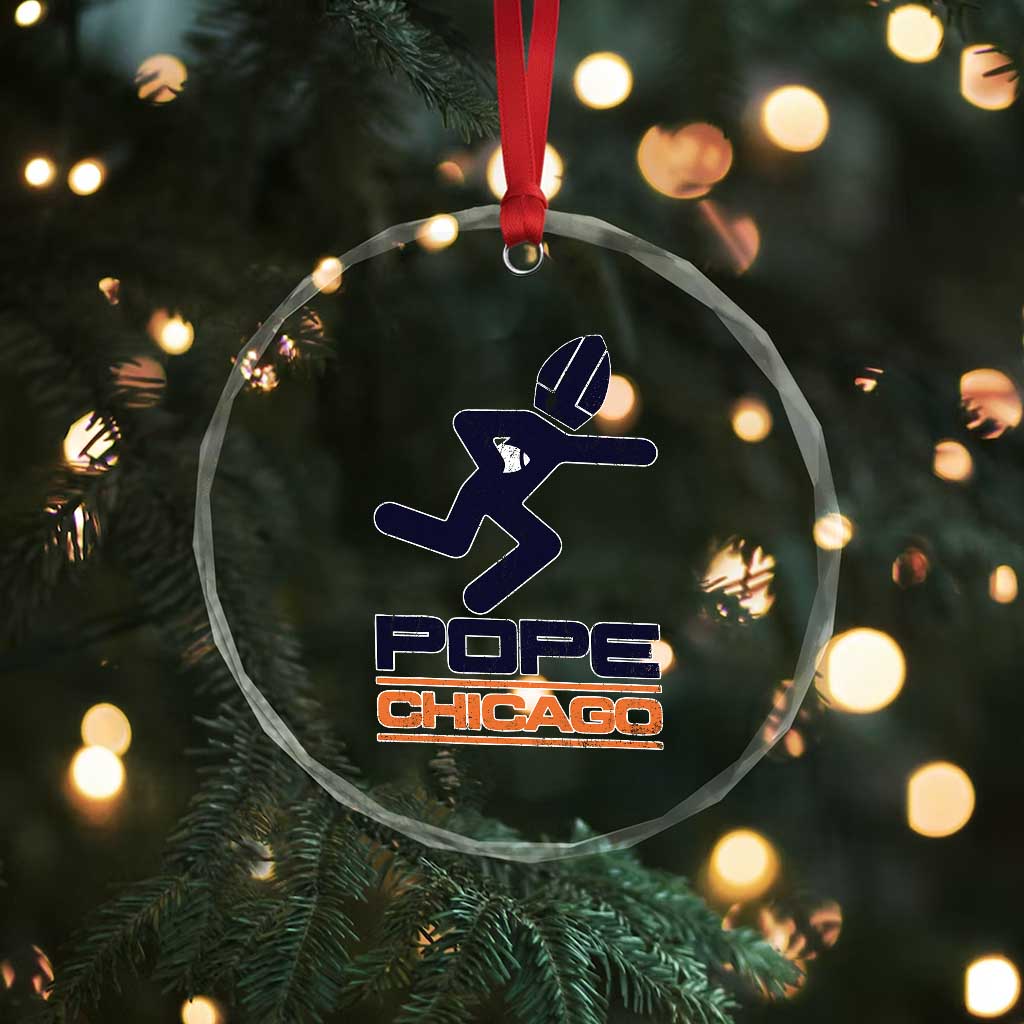 Chicago Pope Leo XIV American Football Crystal Glass Ornament TS11 Print Your Wear