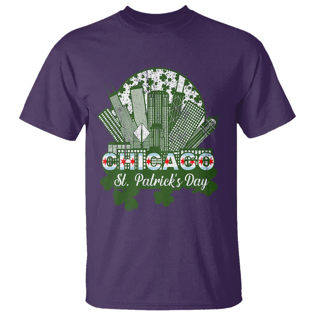 Chicago St Patrick's Day T Shirt South Side Irish American Pride TS02 Purple Printyourwear