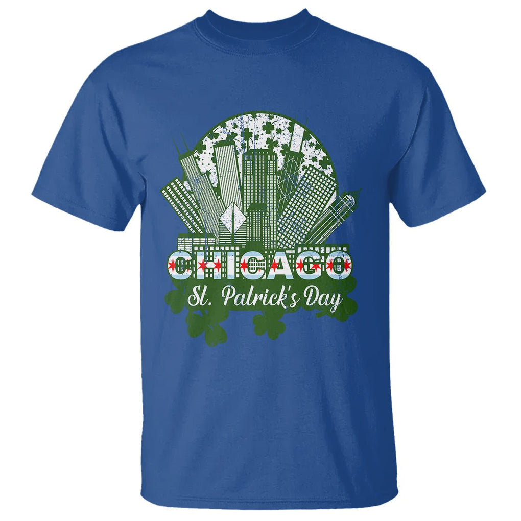 Chicago St Patrick's Day T Shirt South Side Irish American Pride TS02 Royal Blue Printyourwear