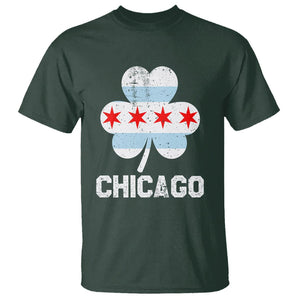 Chicago St Patrick's Day T Shirt South Side Irish Pride Shamrock TS02 Dark Forest Green Printyourwear