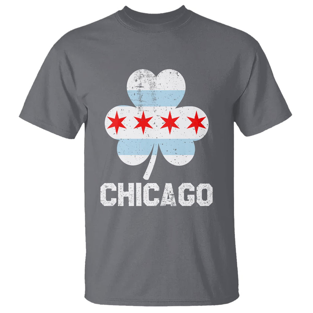 Chicago St Patrick's Day T Shirt South Side Irish Pride Shamrock TS02 Charcoal Printyourwear