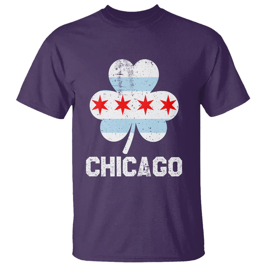 Chicago St Patrick's Day T Shirt South Side Irish Pride Shamrock TS02 Purple Printyourwear