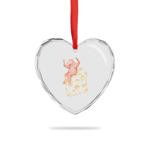 BR Eating CHZ Heart Crystal Glass Ornament Funny Football Rival Gift TS12 Print Your Wear