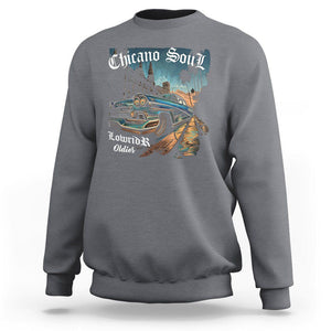 Chicano Soul Lowrider Oldies Mexican Cholo Sweatshirt TS09 Charcoal Printyourwear