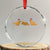 Chicken Nugget Lover Crystal Glass Ornament Christmas Holiday Gift TS12 Transparent Glass 3'' Circle Print Your Wear