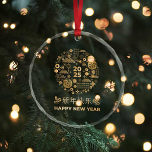 Chinese Lunar New Year 2025 Year Of The Snake Crystal Glass Ornament TS11 Print Your Wear