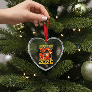 Chinese New Year 2026 Heart Crystal Glass Ornament LYE Year of The Horse TS10 Print Your Wear