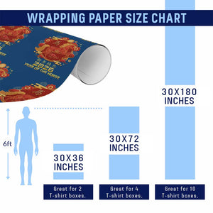 Chinese New Year 2026 Wrapping Paper Roll Year of The Horse TS10 Print Your Wear