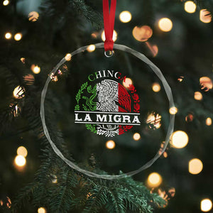 Chinga La Migra Crystal Glass Ornament Immigration Rights Anti Fascism Protest TS14 Print Your Wear
