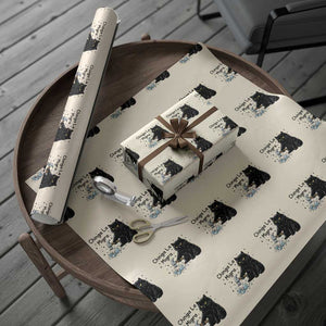 Chinga La Migra Wrapping Paper Roll Funny Cat Immigration Support TS12 Beige Print Your Wear