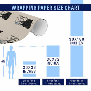 Chinga La Migra Wrapping Paper Roll Funny Cat Immigration Support TS12 Print Your Wear