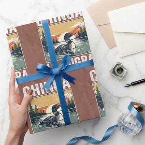 Chinga La Migra Wrapping Paper Roll Minnesota Loon Laser Ice Cube Political Protest TS11 Mocha Print Your Wear