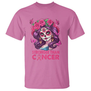 Chingona Breast Cancer Warrior T Shirt Mexican Pink Ribbon Stronger Than Breast Cancer TS02 Azalea Printyourwear