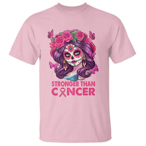 Chingona Breast Cancer Warrior T Shirt Mexican Pink Ribbon Stronger Than Breast Cancer TS02 Light Pink Printyourwear