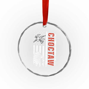 Choctaw Tribe Native American Day Indigenous Peoples Day Crystal Glass Ornament - Print Your Wear