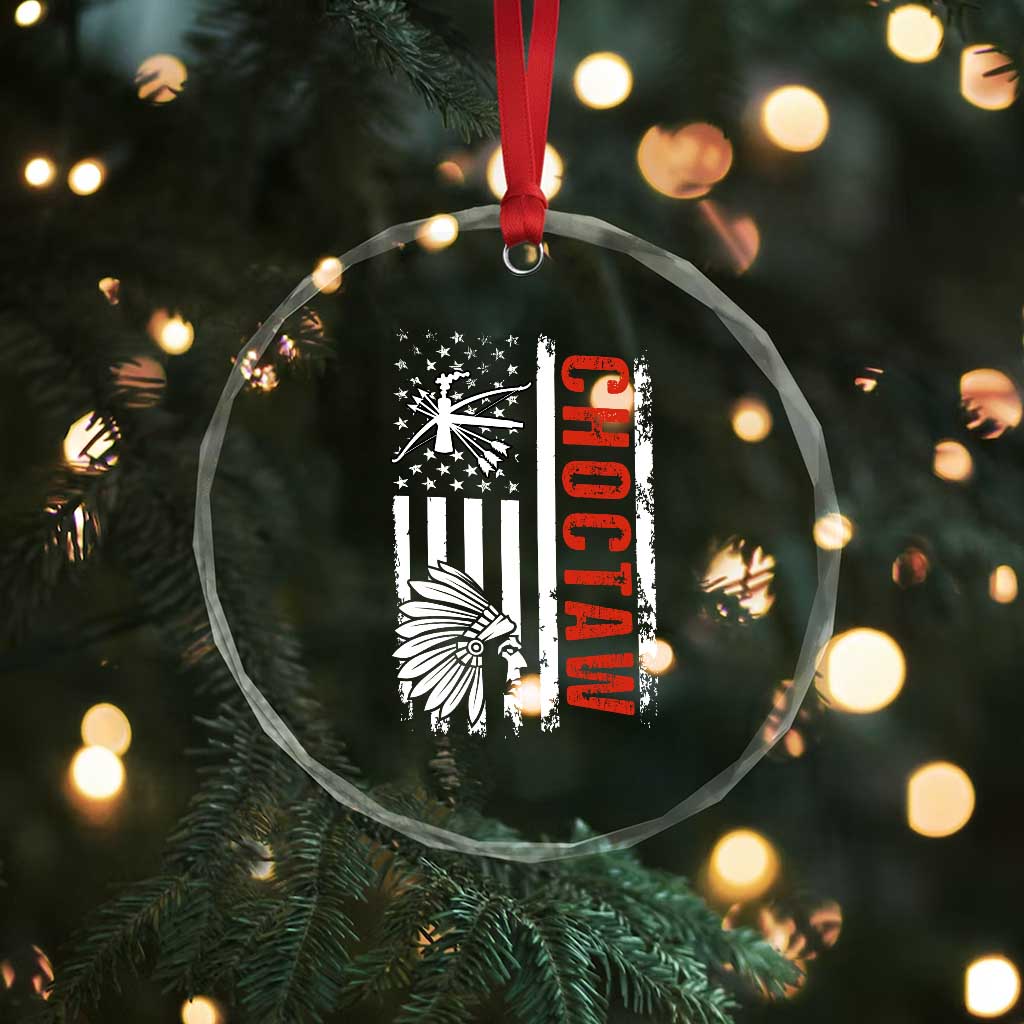 Choctaw Tribe Native American Day Indigenous Peoples Day Crystal Glass Ornament TS14 Print Your Wear