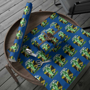 Choose Jamaica JLP Supporter Wrapping Paper Roll Patriotic Leaders Jamaica Jamaica Labor Party Politics TS02 Blue Print Your Wear