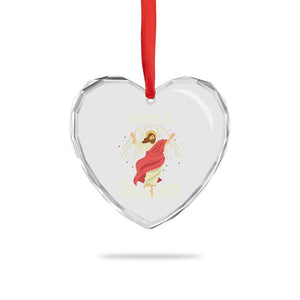Christian 67 Meme Heart Crystal Glass Ornament Blesses By Six Seven Funny TS14 Print Your Wear