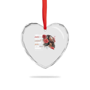 Christian African American Heart Crystal Glass Ornament Who Can Find A Virtuous Woman TS11 Print Your Wear