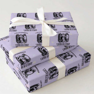 Christian Easter Jesus Wrapping Paper Roll I Got So Hammered Woke Up 3 Days TS14 Violet Print Your Wear