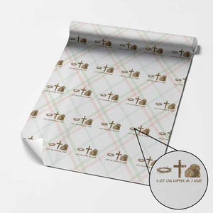 Christian Easter Wrapping Paper Roll A Lot Can Happen In Three Days TS10 Christmas Plaid Print Your Wear