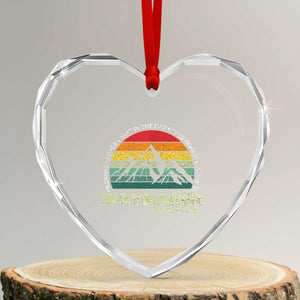 Christian Faith Heart Crystal Glass Ornament Waymaker Promise Keeper Miracle Worker Retro Vintage TS02 Transparent Glass 3'' Heart Print Your Wear