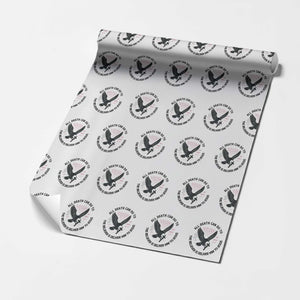Christian Faith Patriotic Wrapping Paper Roll Death Deliver The Believer To Jesus American Eagle Graphic TS02 White Print Your Wear