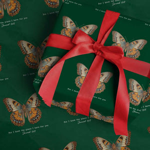 Christian Jeremiah 29:11 Wrapping Paper Roll Bible Scripture For I Know The Plans I Have For You TS10 Green Print Your Wear