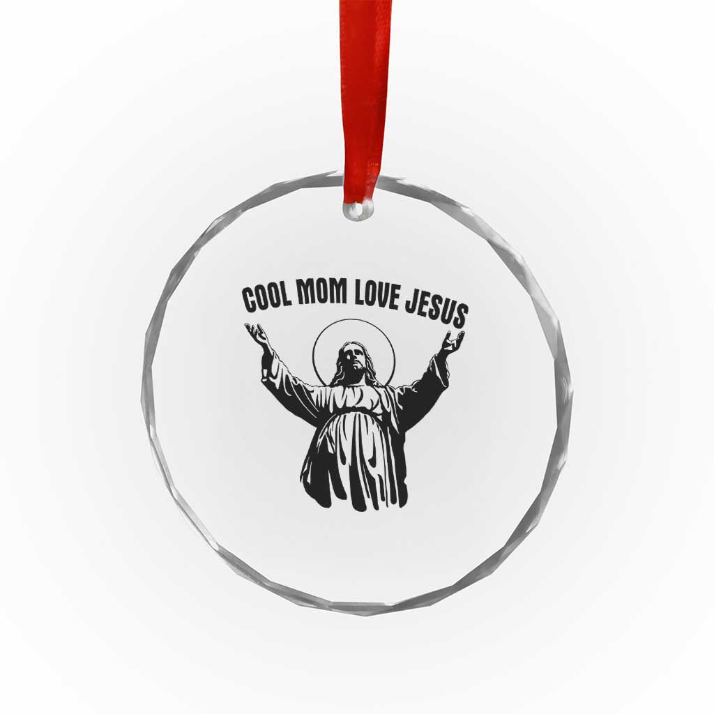 Christian Mom Faith Crystal Glass Ornament Cool Mom Love Jesus TS14 Print Your Wear