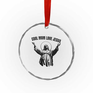 Christian Mom Faith Crystal Glass Ornament Cool Mom Love Jesus TS14 Print Your Wear